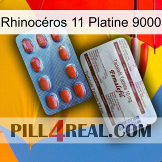 Rhinocéros 11 Platine 9000 36
